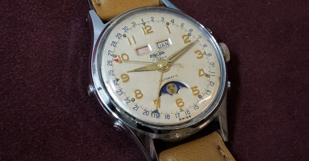 ENICAR Triple Calendar Moon Phase Antomatic（OT-01／1950ｓ