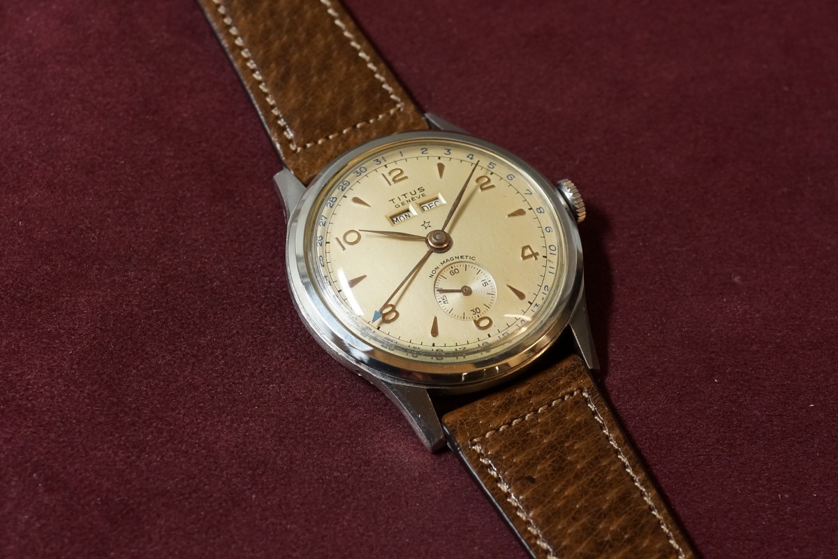 TITUS Triple Calendar Big（OT-01／1940ｓ) | ロレックス その他 | VINTAGE WATCH -  LIBERTAS:リベルタス