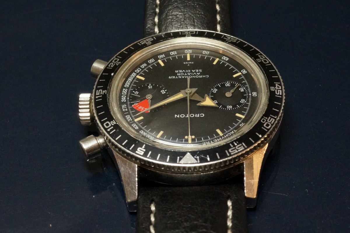 CROTON AVIATOR SEA DIVER クロノグラフ（CH-01／1960ｓ) | ロレックス その他s | VINTAGE WATCH -  LIBERTAS:リベルタス