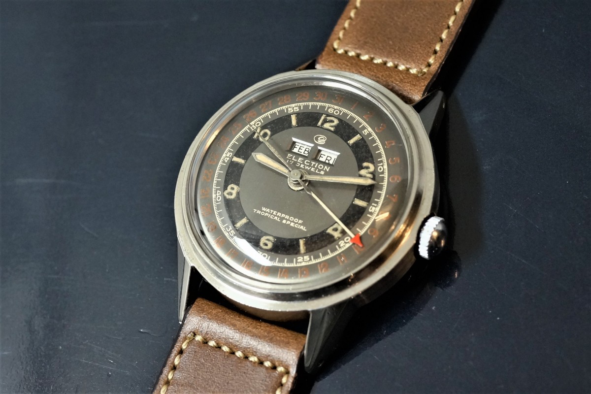 ELECTION GRAND PRIX Triple calendar（OT-01／1950ｓ) | ロレックス その他s | VINTAGE  WATCH - LIBERTAS:リベルタス