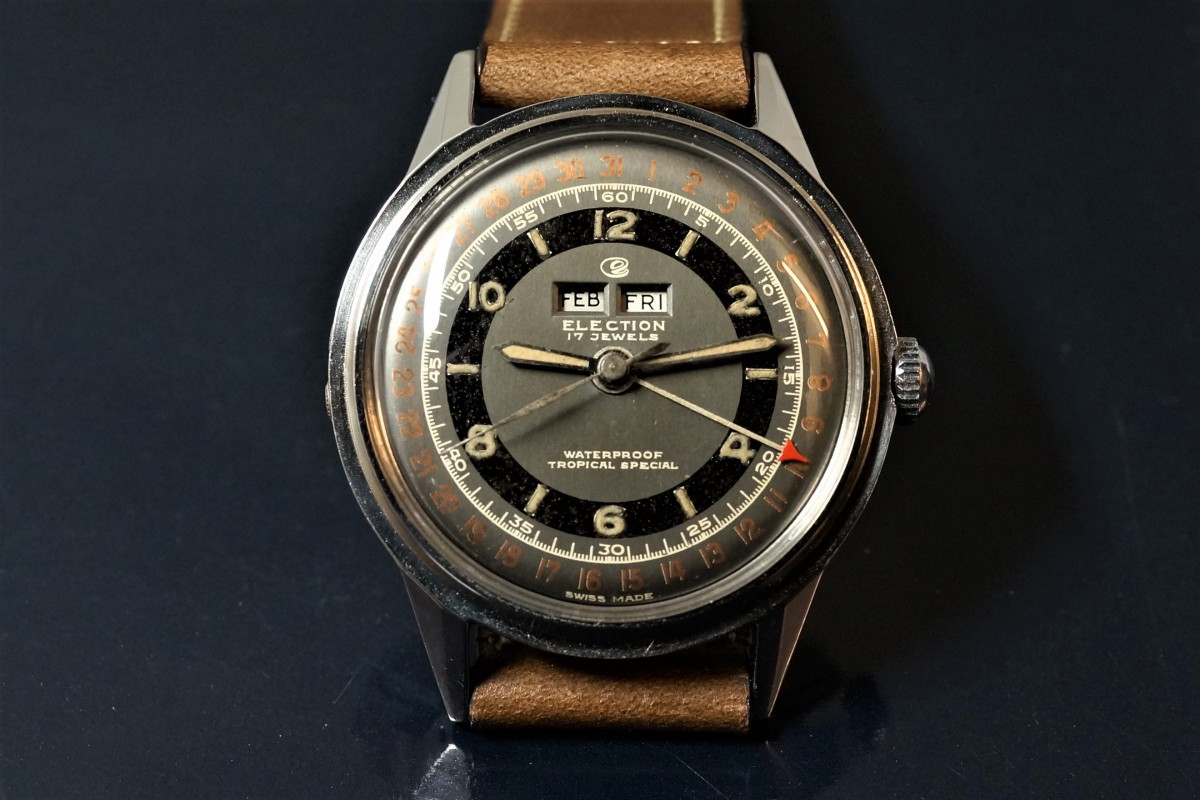 ELECTION GRAND PRIX Triple calendar（OT-01／1950ｓ) | ロレックス その他s | VINTAGE  WATCH - LIBERTAS:リベルタス