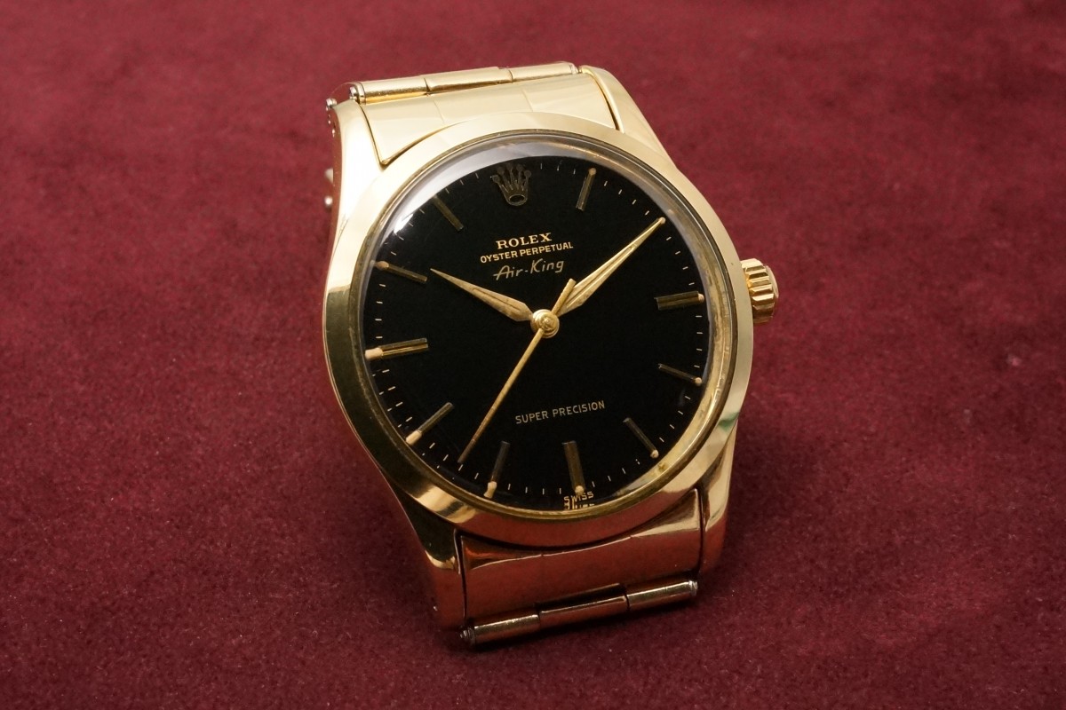 ロレックス Air-King Ref-5506GF Gilt/Gloss Dial（RO-06／1960年) | ロレックス その他s |  VINTAGE WATCH - LIBERTAS:リベルタス