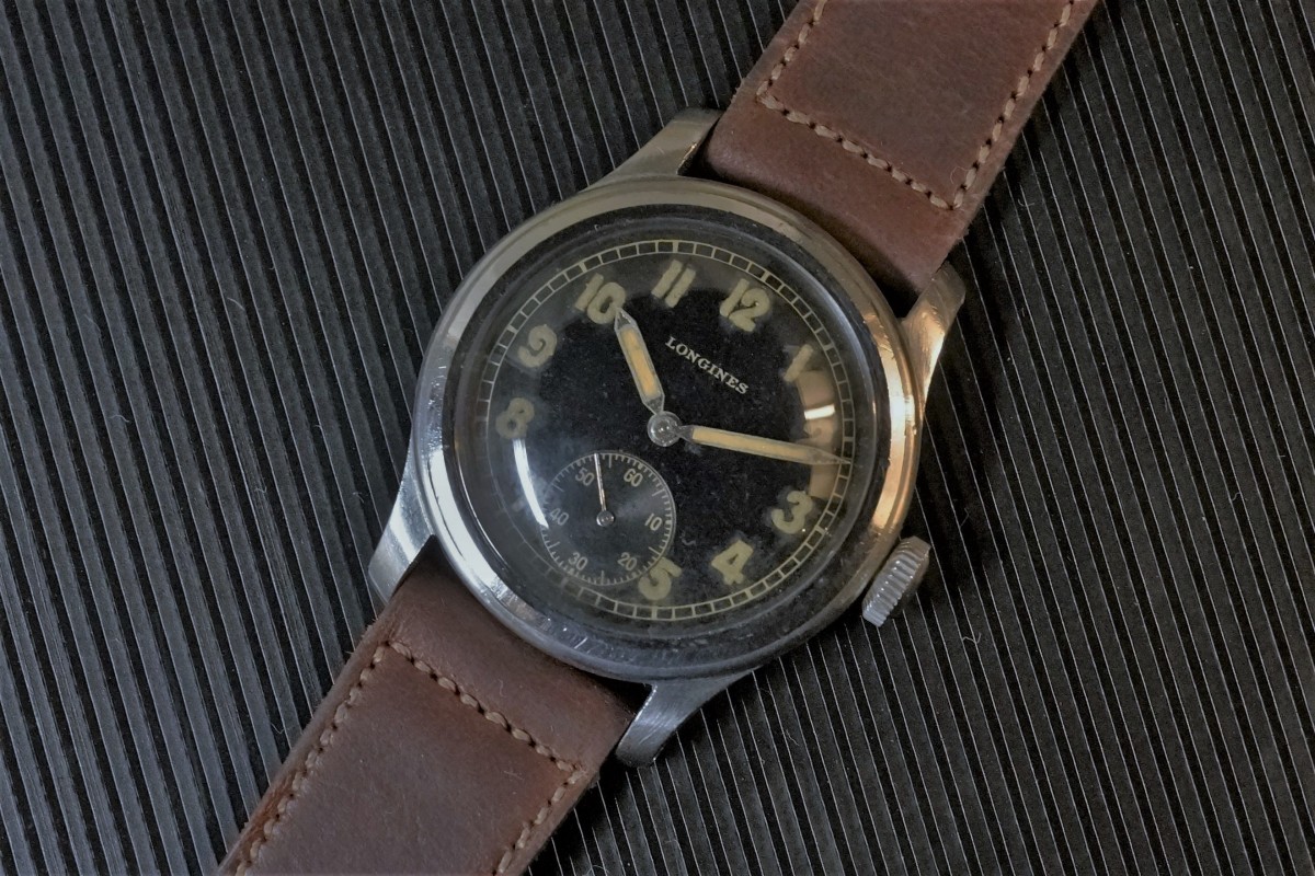 Longines Sei Tacche Waterproof Cal.12.68 Z Black Gilt（ＯＴ-01／1941年) | ロレックス  その他s | VINTAGE WATCH - LIBERTAS:リベルタス