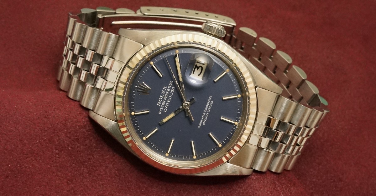 ロレックス DATEJAST Ref-1601 Blue Dial（RO-78／1972年