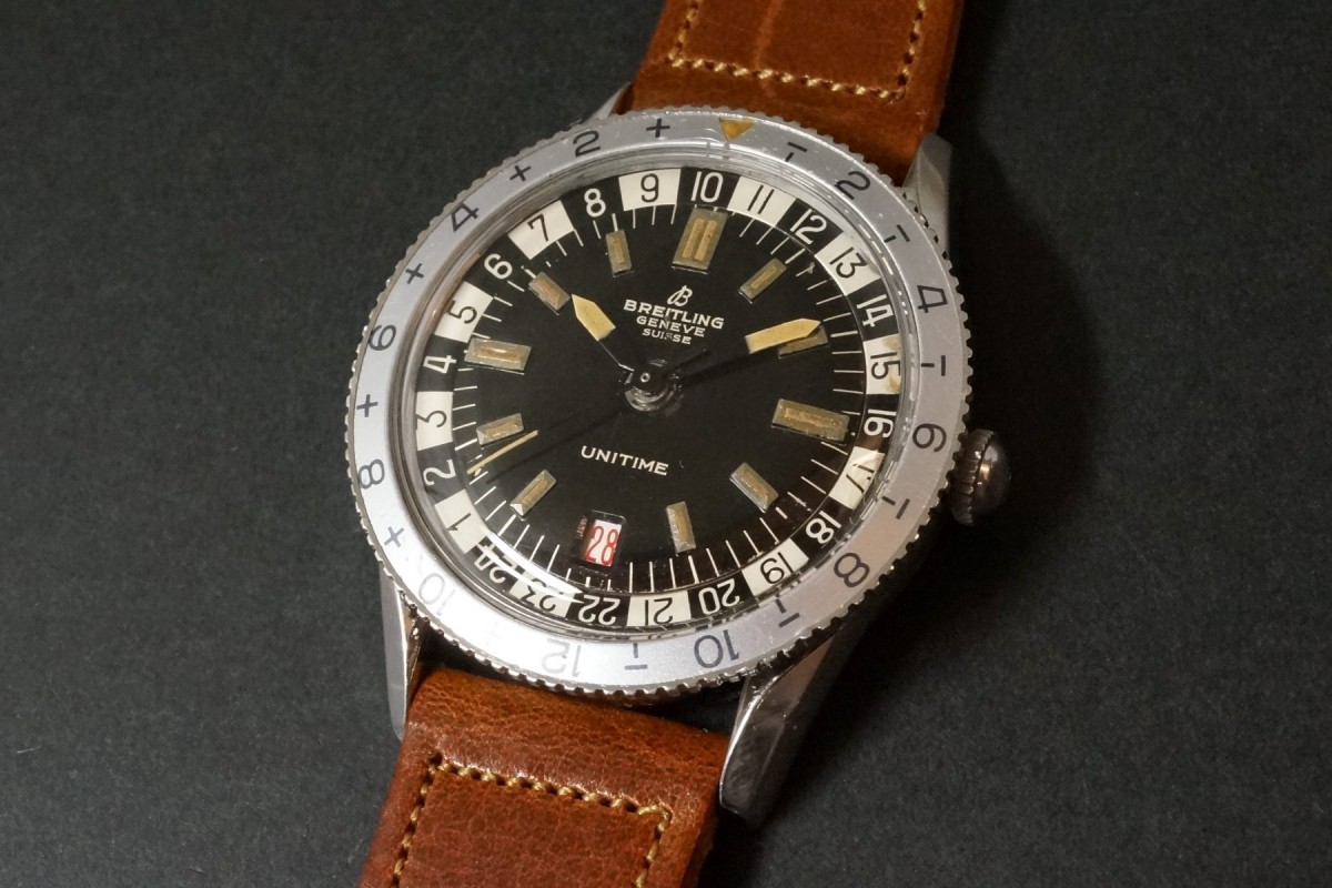 breitling unitime vintage