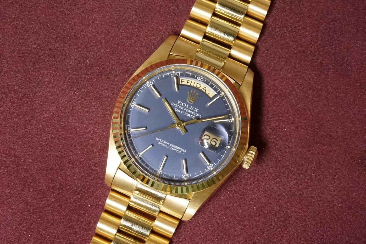 rolex 1803 blue dial