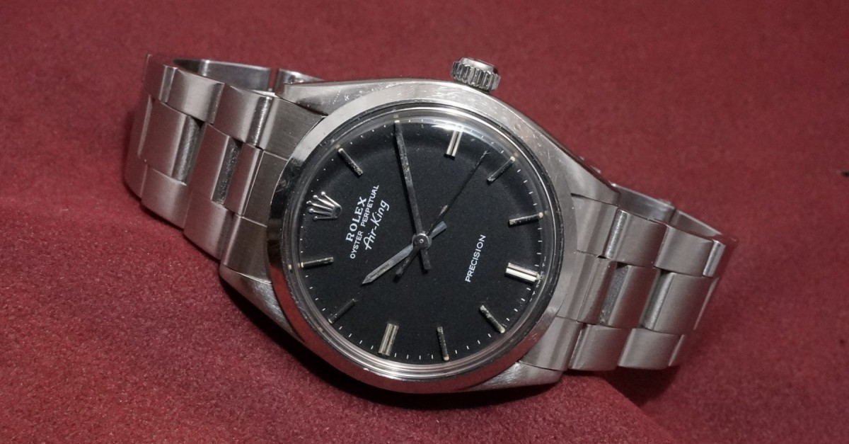 ロレックス Ref-5500 Air-King Black Dial Garantie（RO-68／1978年