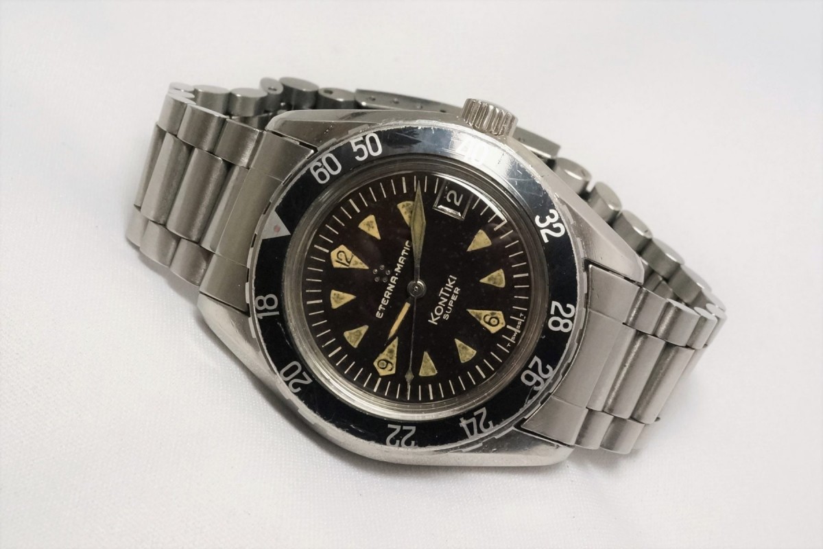 ETERNA ETERNA-MATIC KONTIKI SUPER DIVER GILT BROWN DIAL（ＯＴ-03／1960ｓ) |  ロレックス その他 | VINTAGE WATCH - LIBERTAS:リベルタス