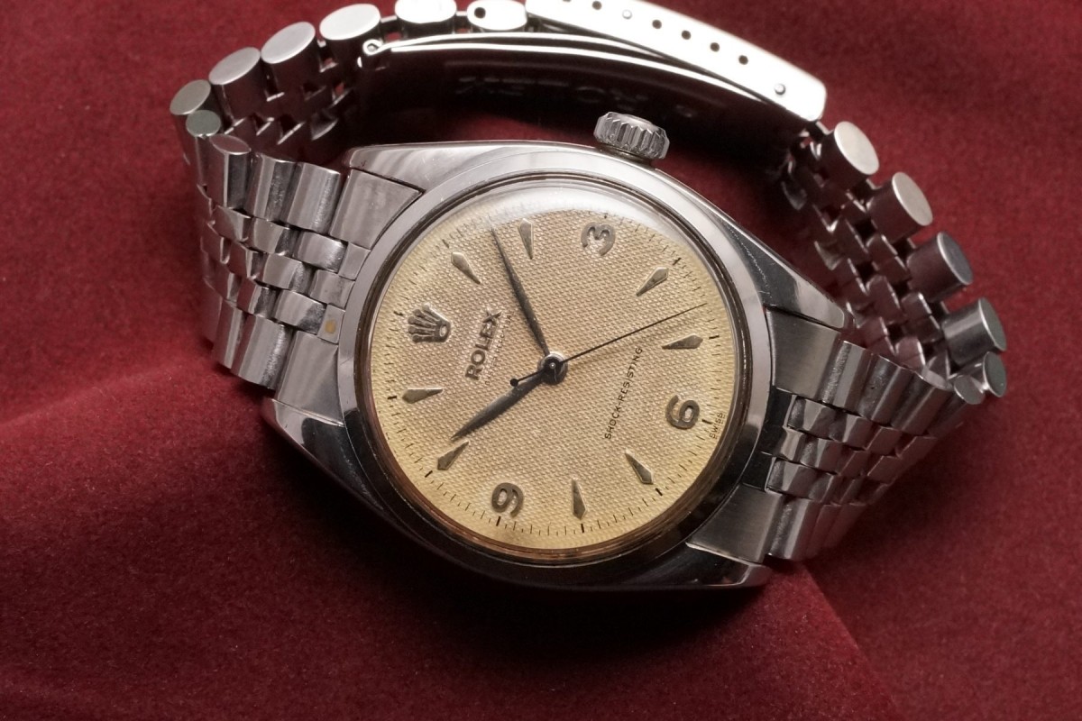 ロレックス Big バブルバック Ref-6352 Honeycomb Dial（RO-124／1954 