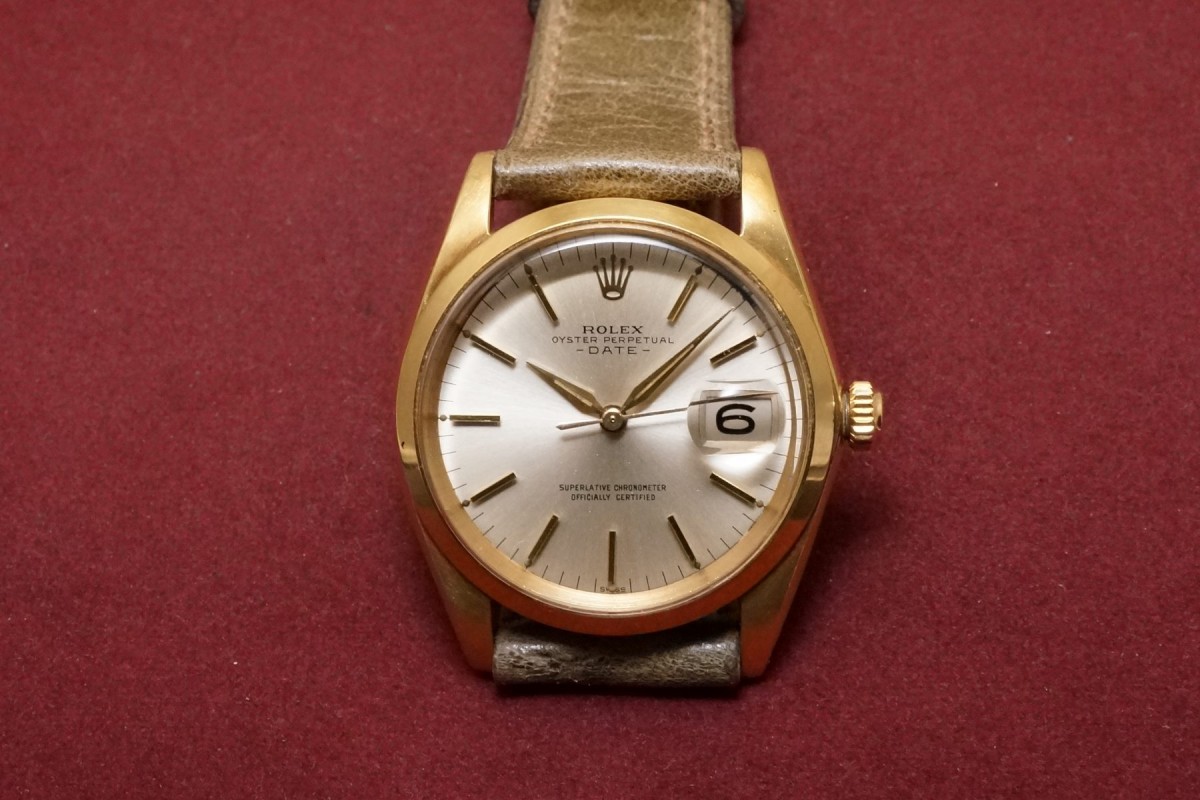 ロレックス PERPETUAL -DATE- Ref-1500/8 18KYG（RO-212／1963年) | ロレックス その他s | VINTAGE  WATCH - LIBERTAS:リベルタス