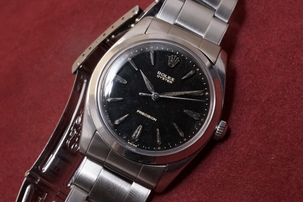 ロレックス Big Oyster Ref-6424 Black Gilt Dial（RO-246／1963年)の詳細写真3枚目