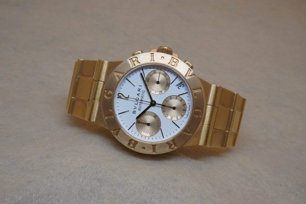 BVLGARI CH35G DIAGONO SPORTS CHRONO 18KYG（01／2000年前後)の詳細写真1枚目