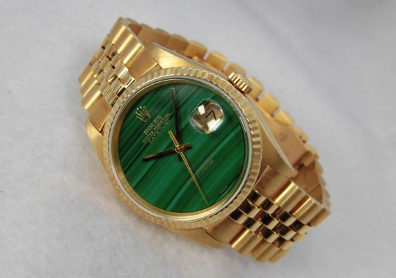 ロレックス デイトジャスト Ref-16238 Malachite Dial（RD-79／1990年)の詳細写真1枚目