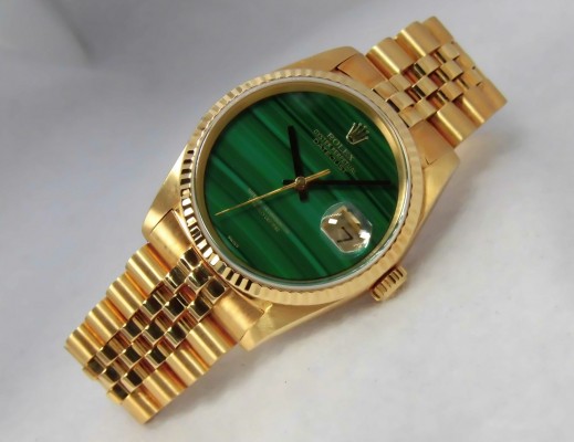 ロレックス デイトジャスト Ref-16238 Malachite Dial（RD-79／1990年)の詳細写真2枚目