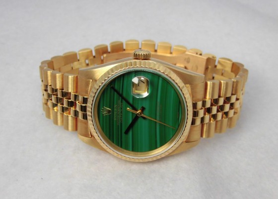 ロレックス デイトジャスト Ref-16238 Malachite Dial（RD-79／1990年)の詳細写真3枚目