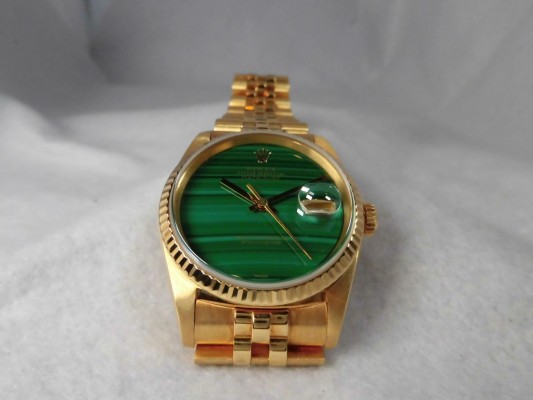 ロレックス デイトジャスト Ref-16238 Malachite Dial（RD-79／1990年)の詳細写真7枚目