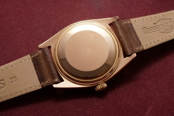 ロレックス DATEJAST Ref-1601/5 PG Gilt Gloss Dial（RO-242／1963年)の詳細写真5枚目