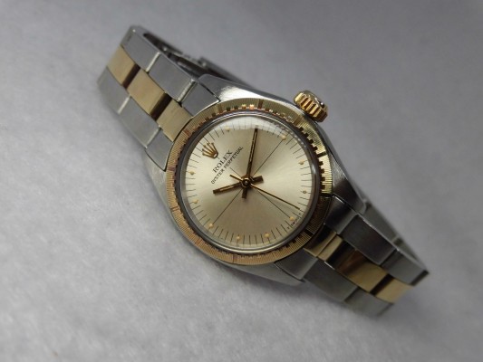 レディース ロレックス OYSTER PERPETUAL Zephyr SS/YG（LR-66／1978年)の詳細写真1枚目