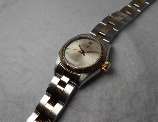 レディース ロレックス OYSTER PERPETUAL Zephyr SS/YG（LR-66／1978年)の詳細写真6枚目