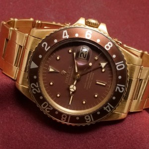 ロレックス GMTマスター Ref-1675/8 Brown Nipple Dial