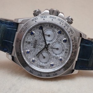 ロレックス デイトナ Ref-16519 El Primero Sir-A PAVE DIAMOND DIAL SAPPHIRE INDEX GUARANTEE & BOX