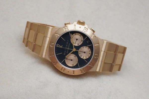 BVLGARI CH35G DIAGONO SPORTS CHRONO 18KYG（04／2000年前後)の詳細写真1枚目