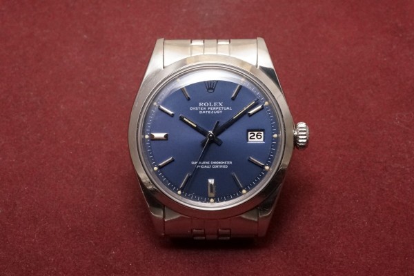 ロレックス デイトジャスト Ref-1600 Purple Blue Dial（RO-275／1971年)の詳細写真2枚目