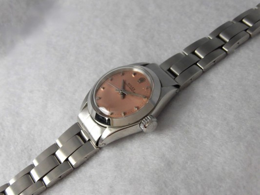 レディース ロレックス 6618 Pink Dial SS  （RL-72／1968年)の詳細写真5枚目