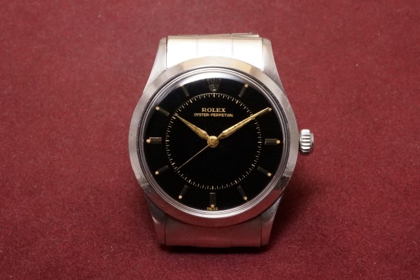 ロレックス OYSTER-PERPETUAL Ref-6532  Bulls Eye Glossy Gilt Dial（RO-279／1958年)の詳細写真2枚目