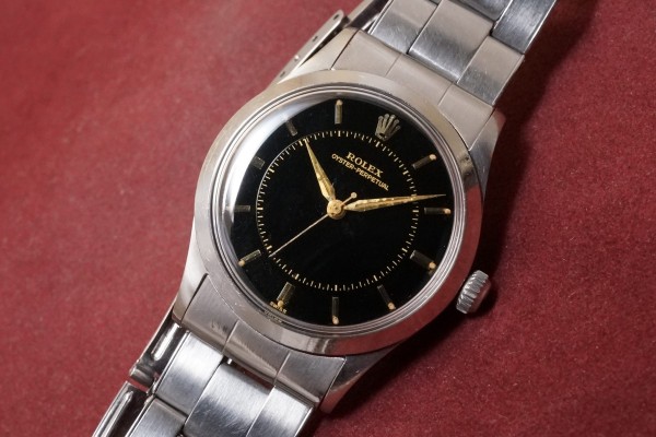 ロレックス OYSTER-PERPETUAL Ref-6532  Bulls Eye Glossy Gilt Dial（RO-279／1958年)の詳細写真3枚目