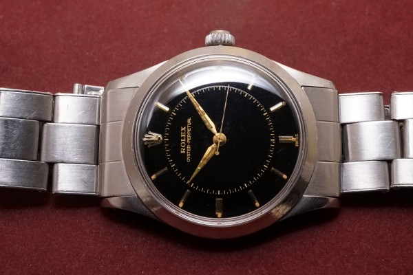 ロレックス OYSTER-PERPETUAL Ref-6532  Bulls Eye Glossy Gilt Dial（RO-279／1958年)の詳細写真4枚目